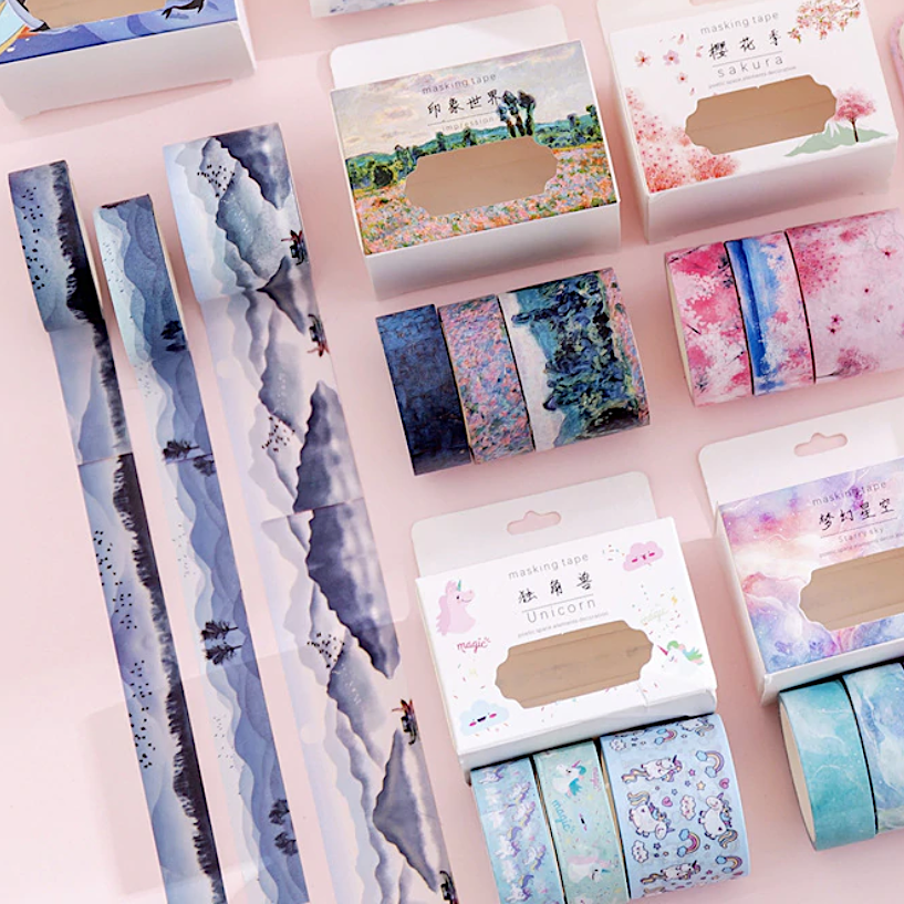 Decorative Washi Tape Set - Life of a Poet