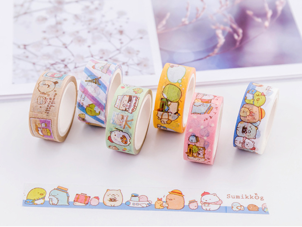Sumikko Gurashi Washi Tape Set