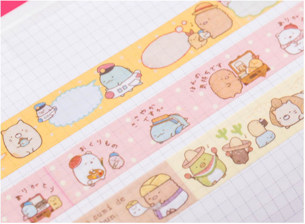 Sumikko Gurashi Washi Tape Set