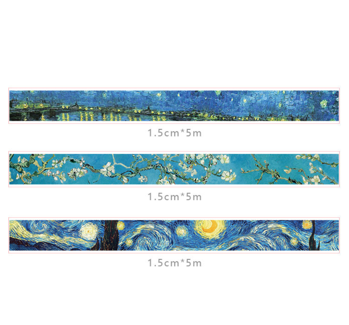 Van Gogh Painting Washi Tape Set