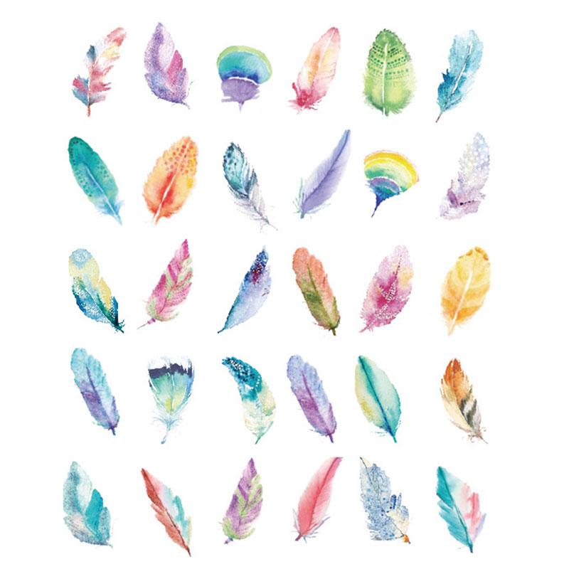 Watercolor Feather Greeting Cards
