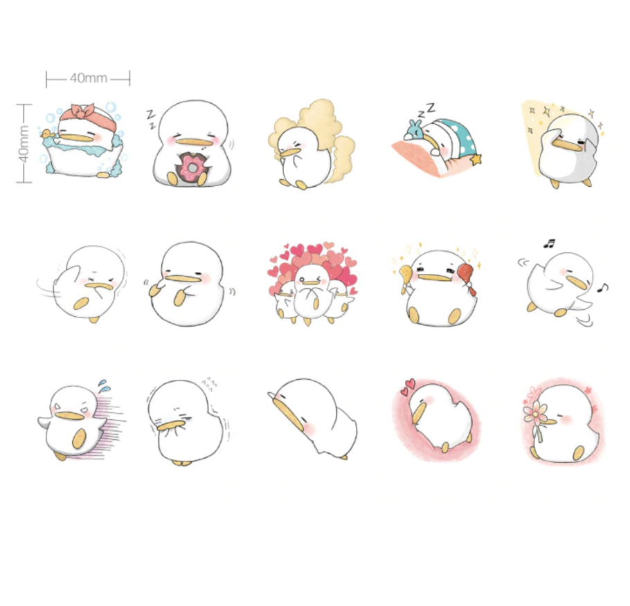 Little Duckling Paper Stickers