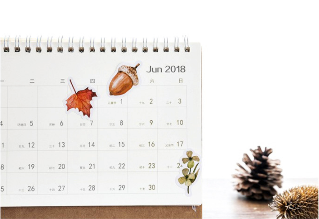 Autumn is Here Paper Stickers