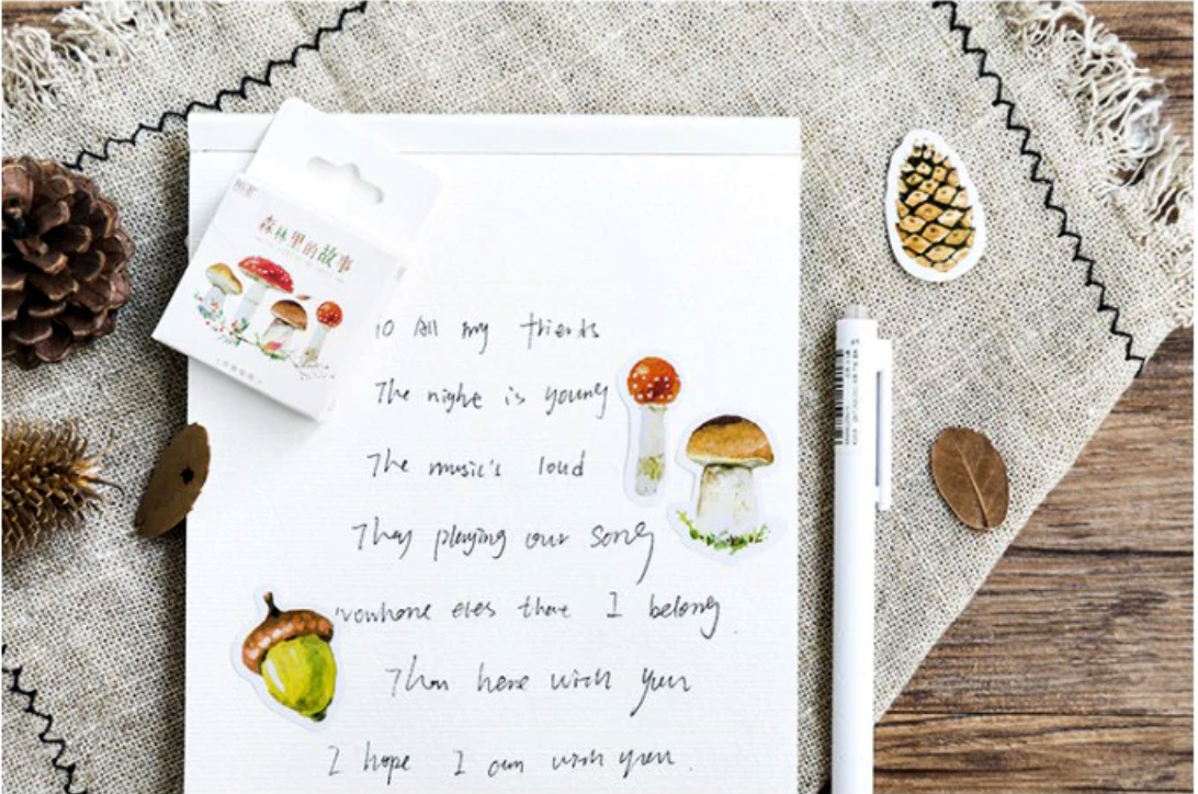 Autumn is Here Paper Stickers