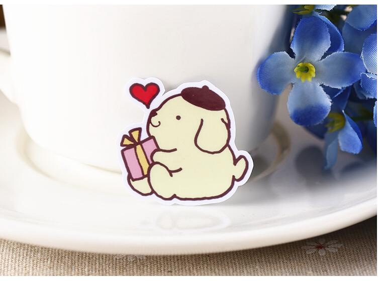 Pompompurin Paper Stickers
