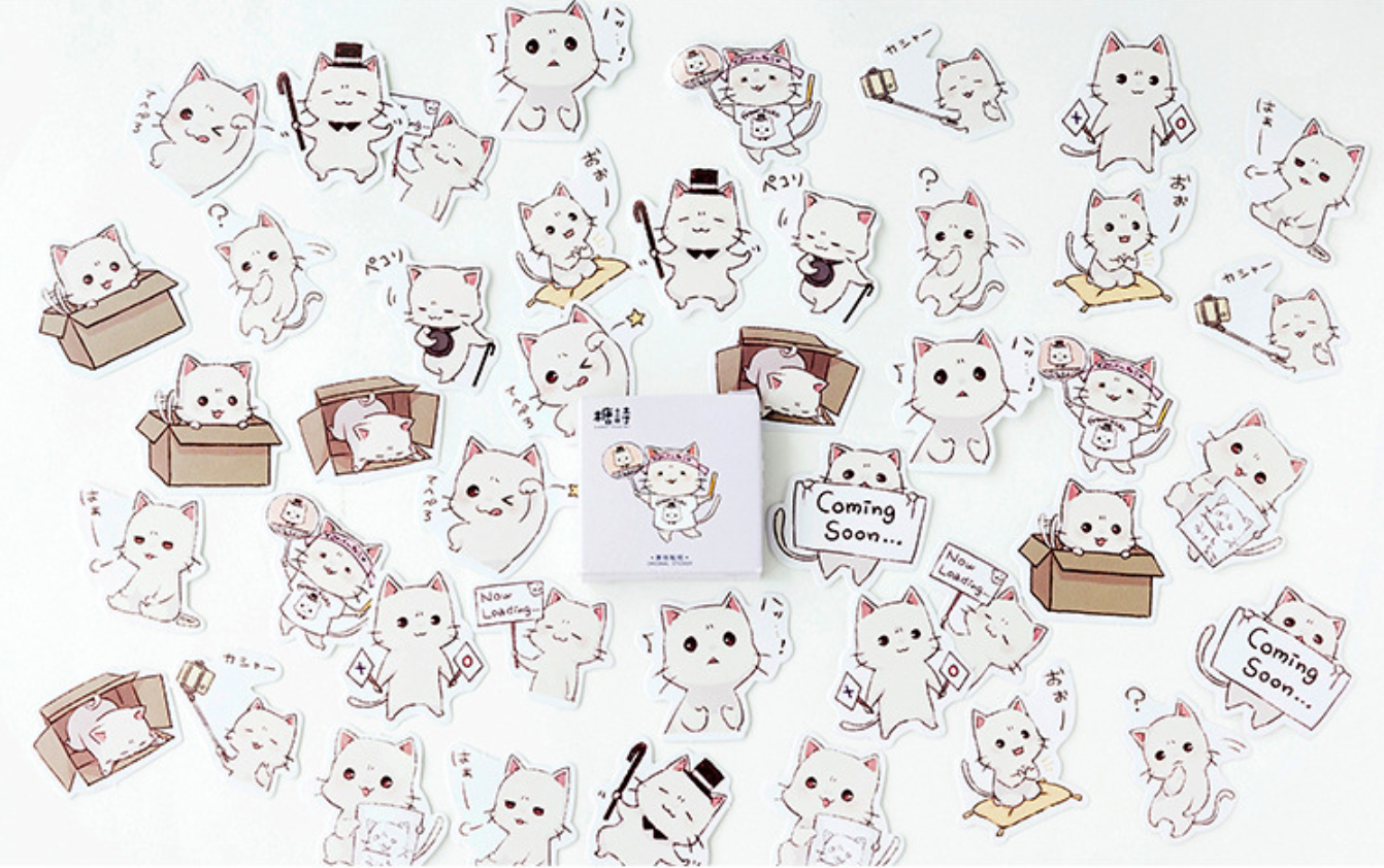 Mr Paws Paper Stickers