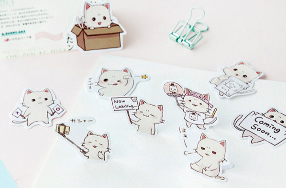 Mr Paws Paper Stickers