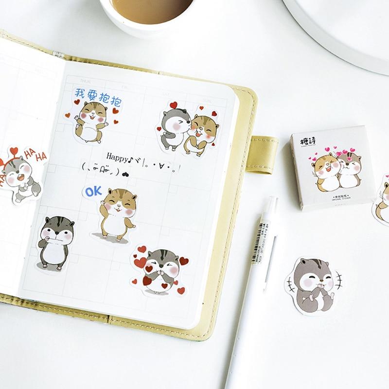 Happy Chipmunk Stickers