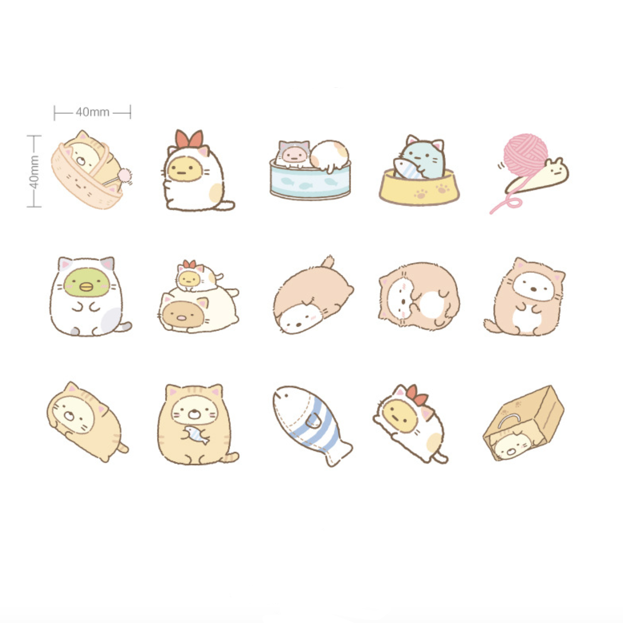 Sumikko Gurashi Paper Stickers