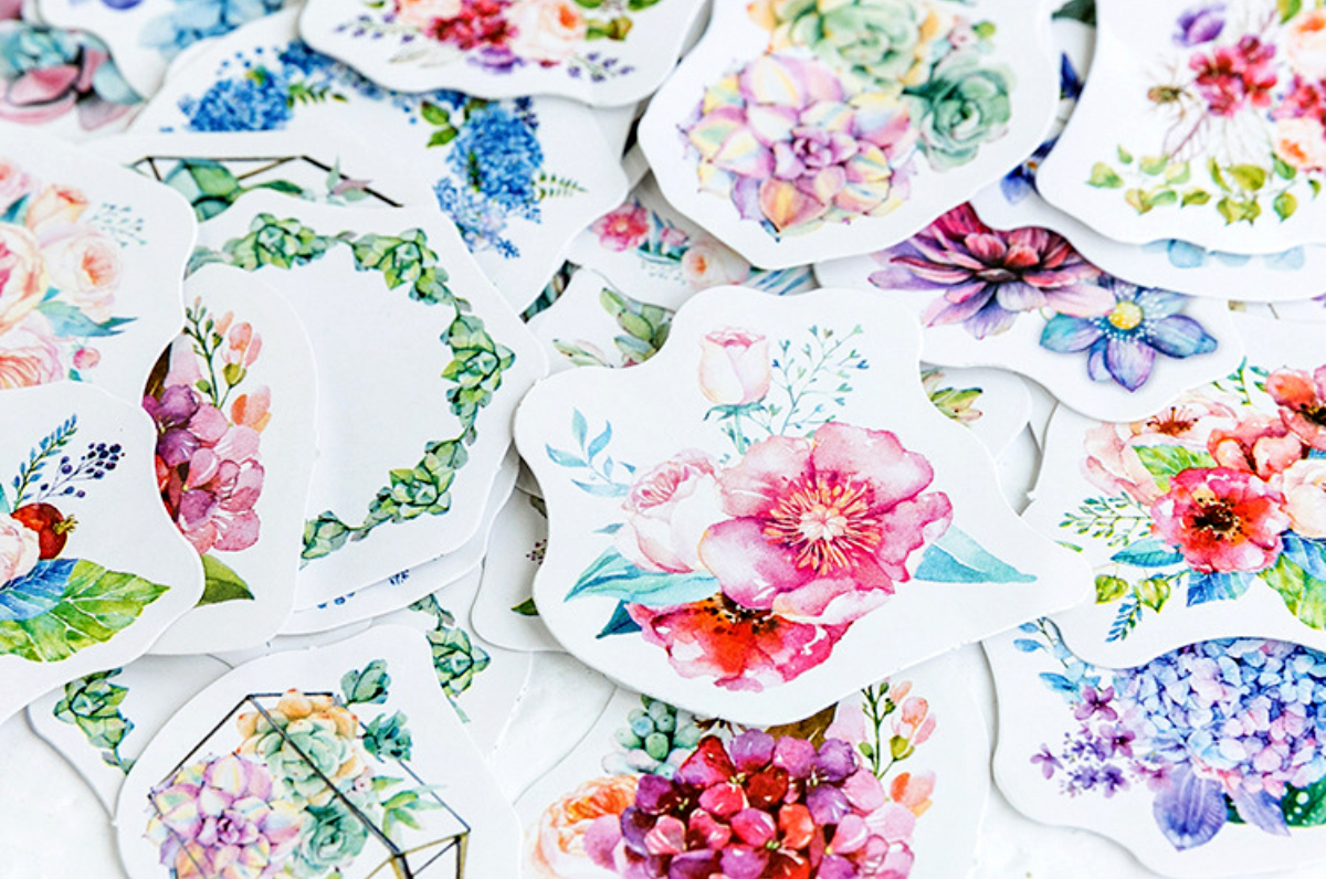 Summer Garden Paper Stickers