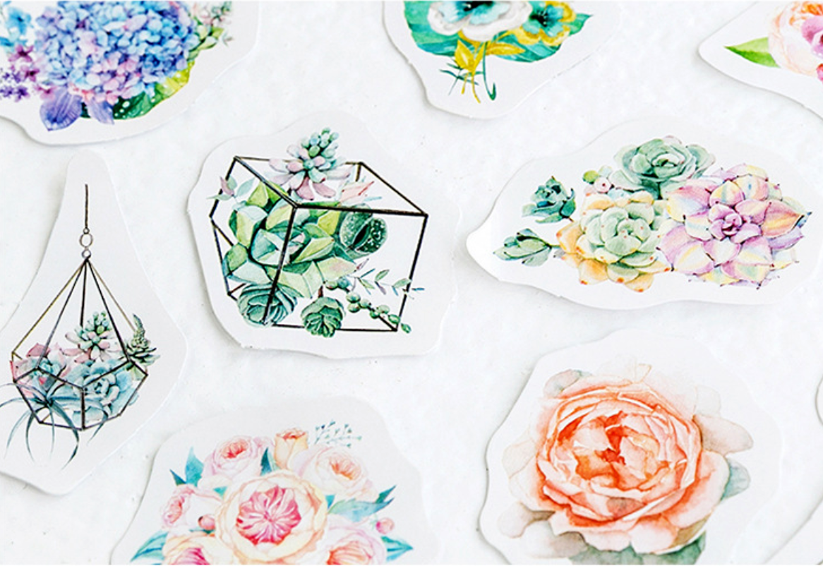 Summer Garden Paper Stickers
