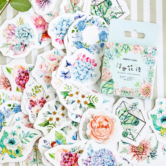 Summer Garden Paper Stickers