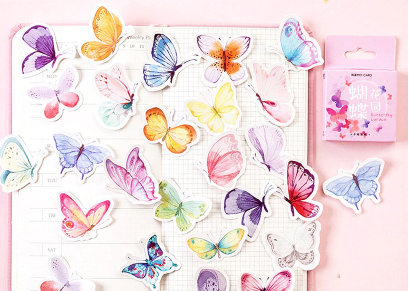 Butterfly Garden Paper Stickers