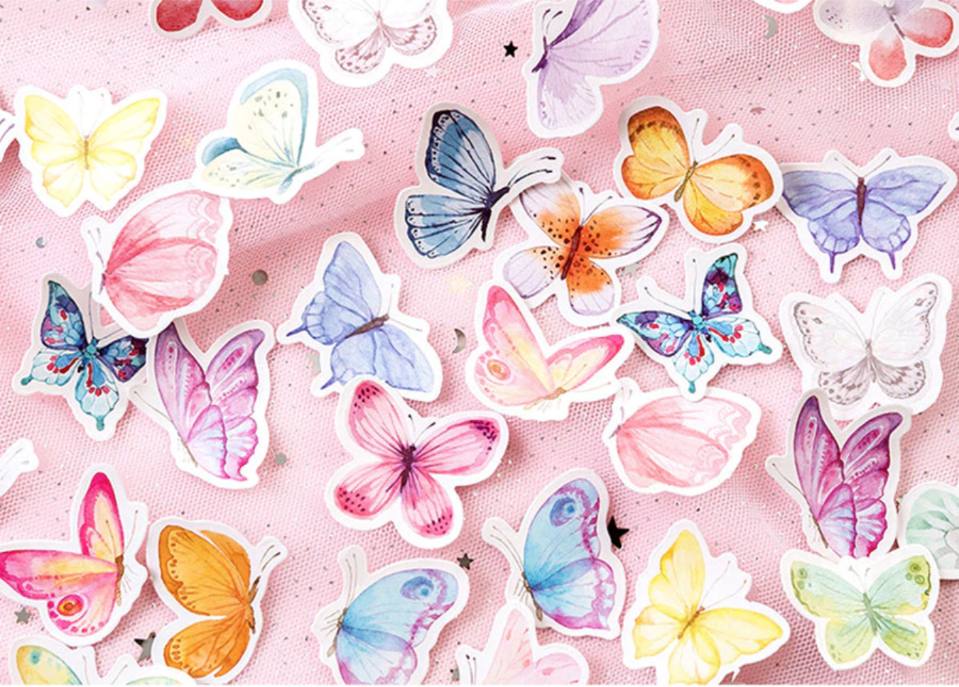 Butterfly Garden Paper Stickers