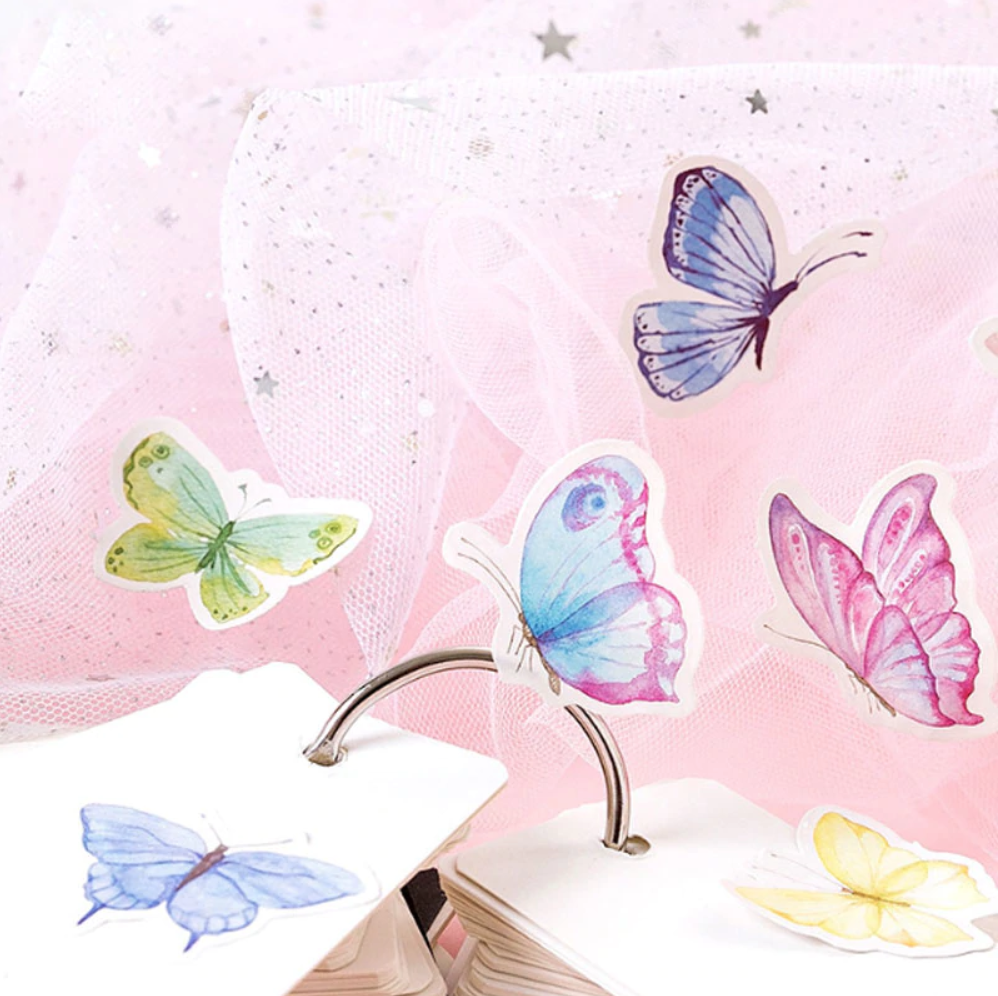 Butterfly Garden Paper Stickers