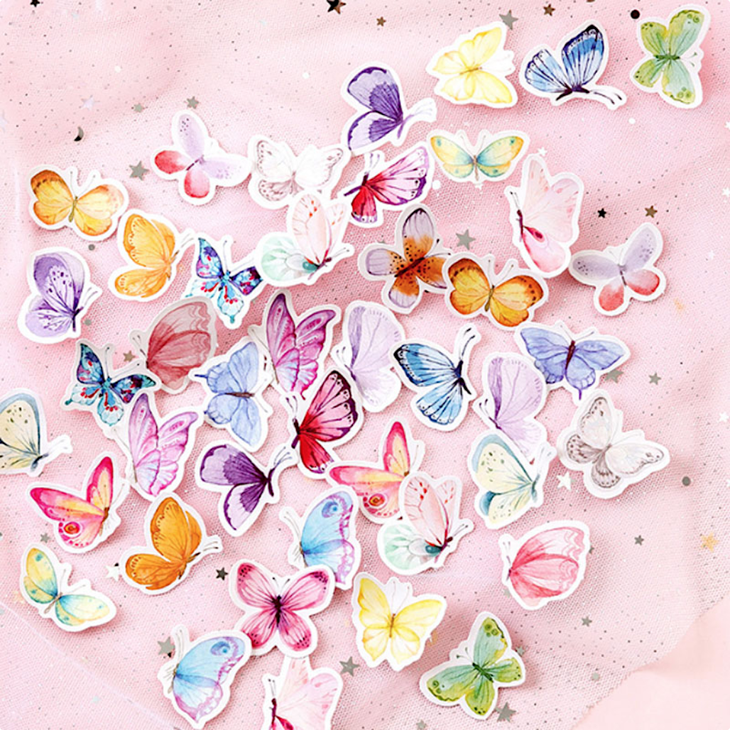 Butterfly Garden Paper Stickers