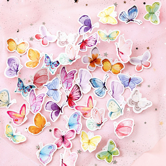Butterfly Garden Paper Stickers