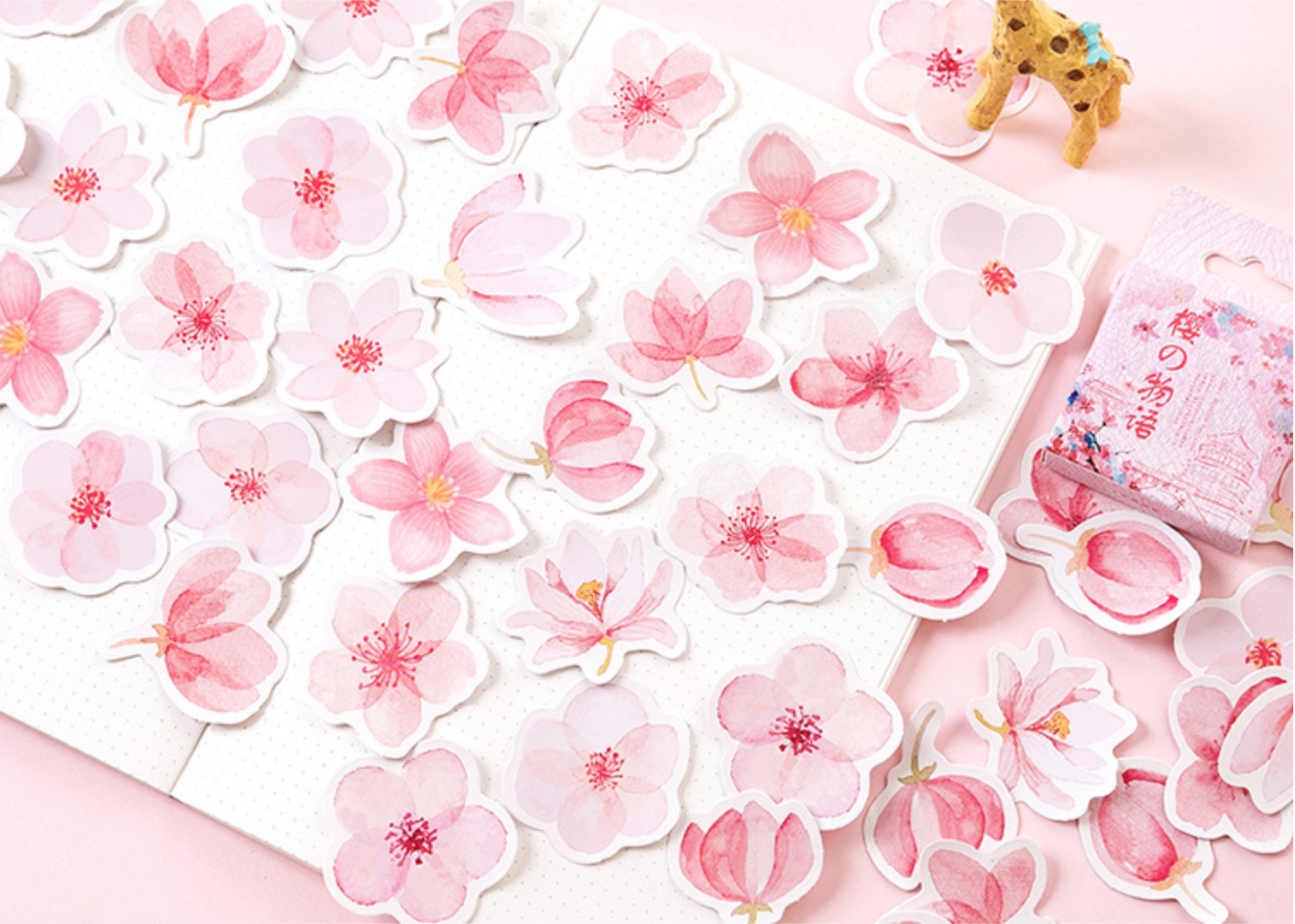 Cherry Blossom Paper Stickers