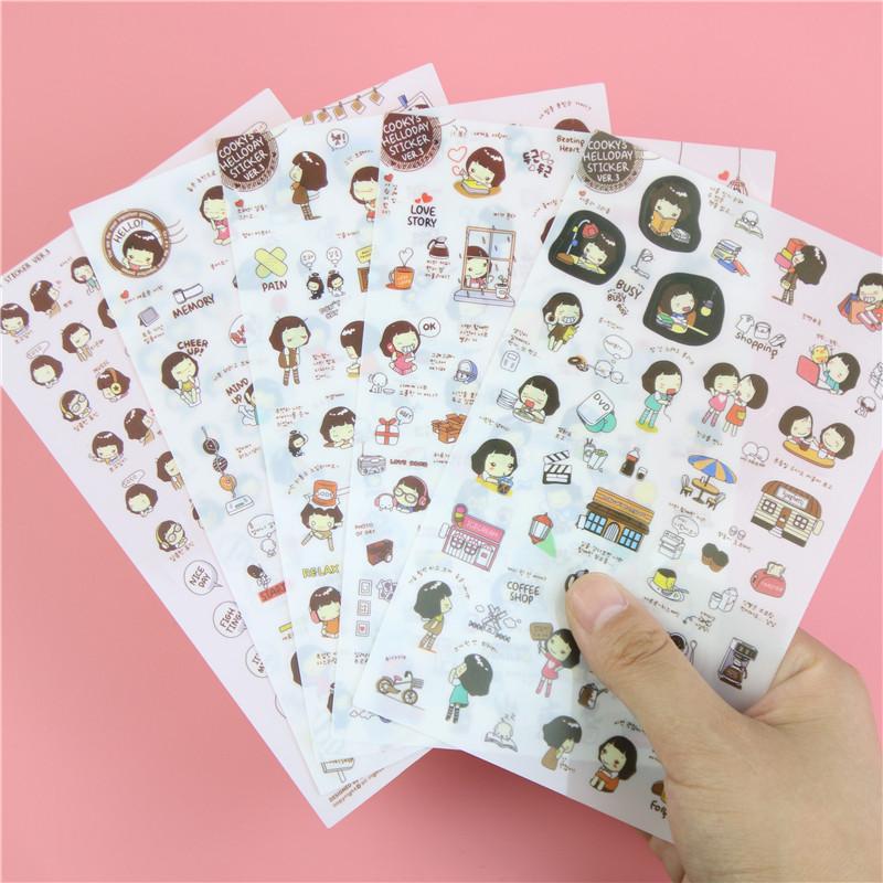 Life of Aiko Stickers Set