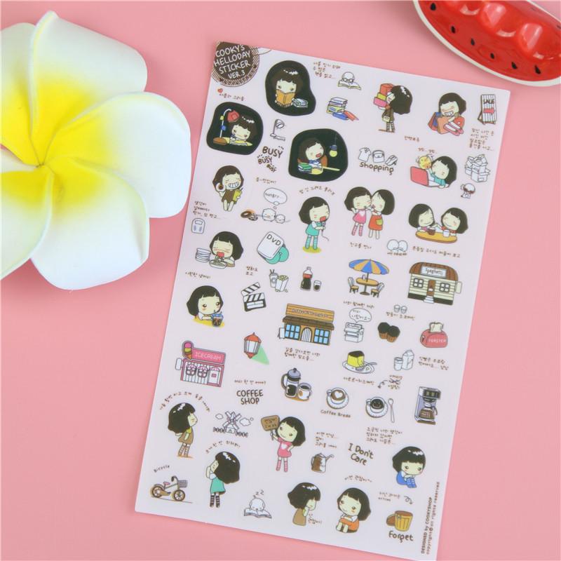 Life of Aiko Stickers Set