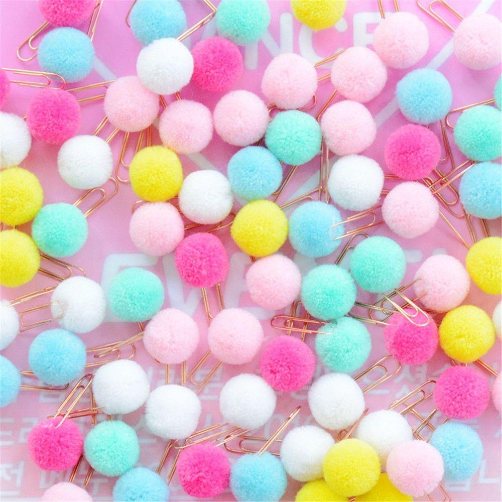 Pom Pom Paper Clips 6-Pack