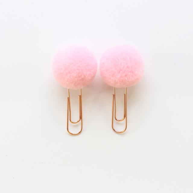 Pom Pom Paper Clips 6-Pack