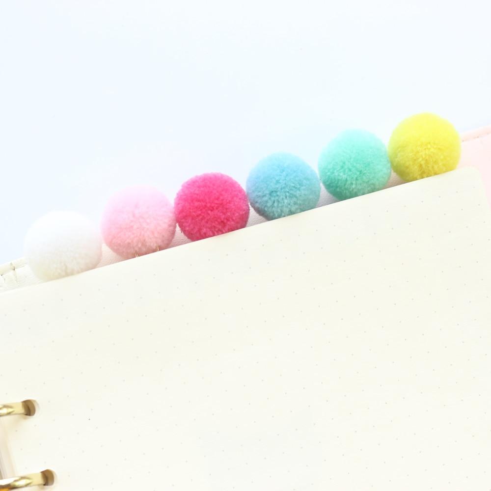 Pom Pom Paper Clips 6-Pack
