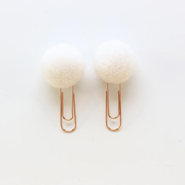 Pom Pom Paper Clips 6-Pack