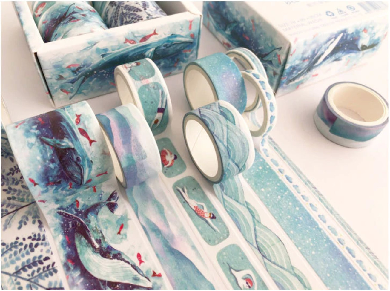 Blue World Washi Tape Set
