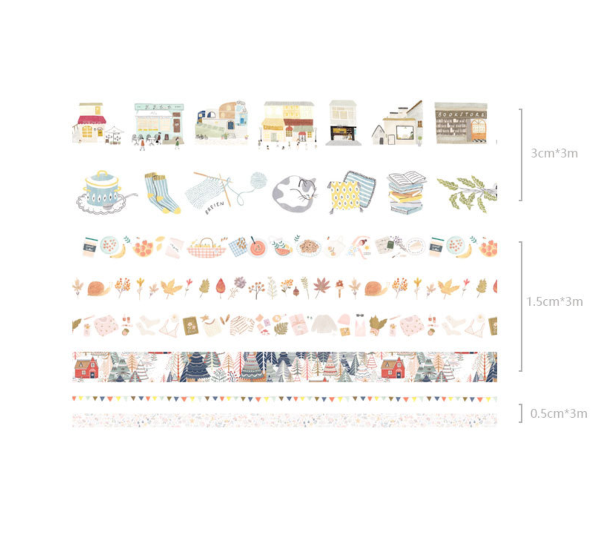My Daily Life Washi Tape Set