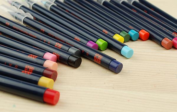 Akashiya Sai Watercolor Brush Pen - 20 Color Set