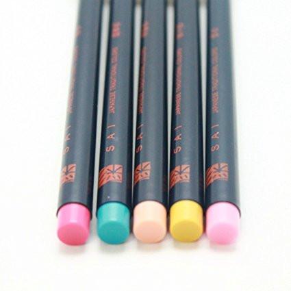 Akashiya Sai Watercolor Brush Pen - 5 Spring Color Set