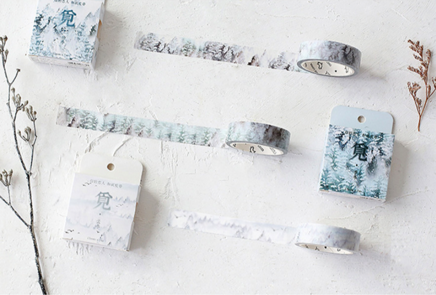 Silent Nature Washi Tape (12 Types)