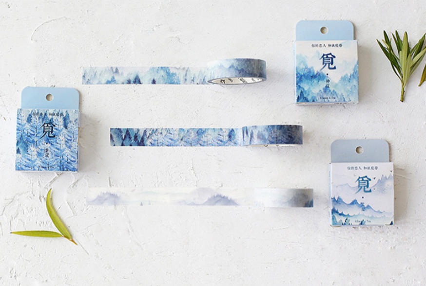 Silent Nature Washi Tape (12 Types)