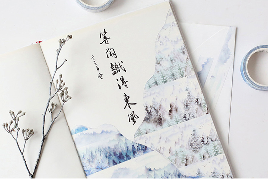 Silent Nature Washi Tape (12 Types)