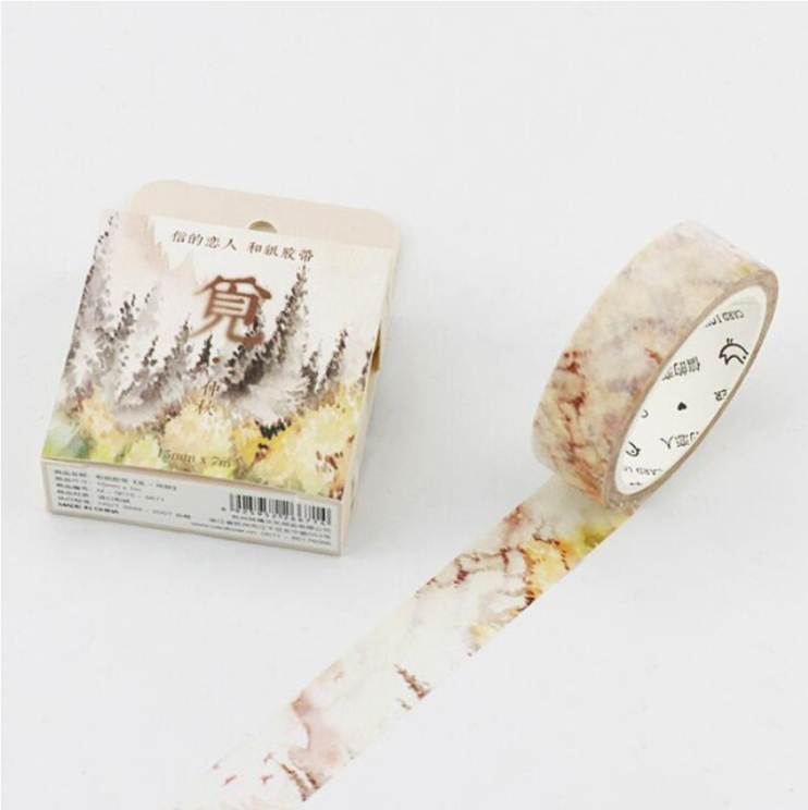Silent Nature Washi Tape (12 Types)