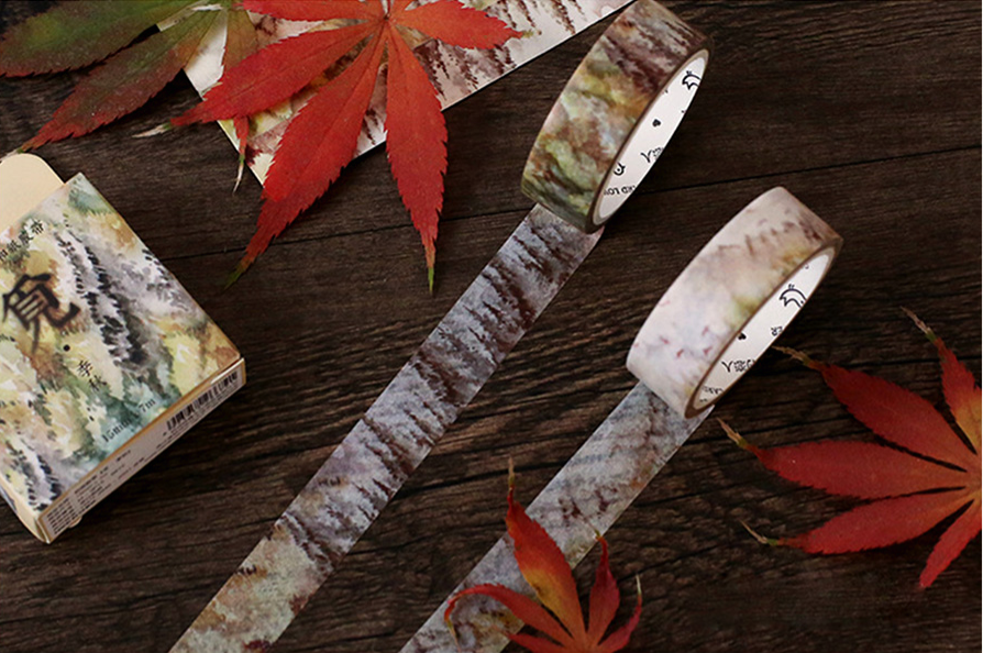 Silent Nature Washi Tape (12 Types)