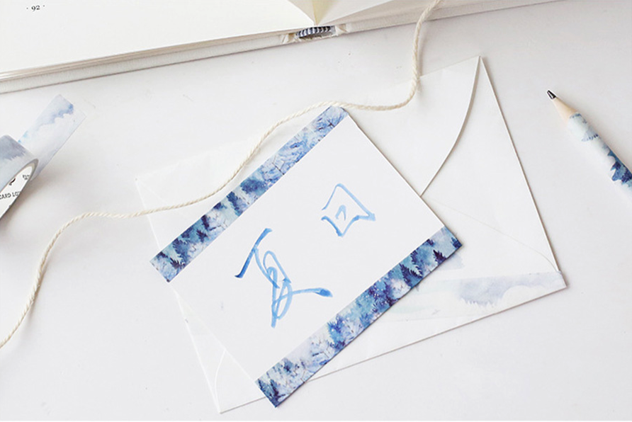 Silent Nature Washi Tape (12 Types)