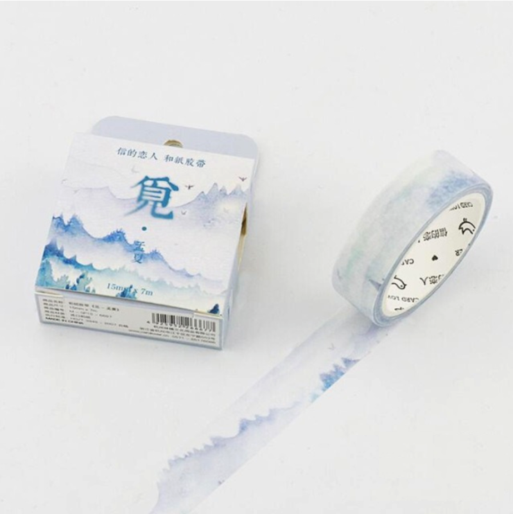 Silent Nature Washi Tape (12 Types)