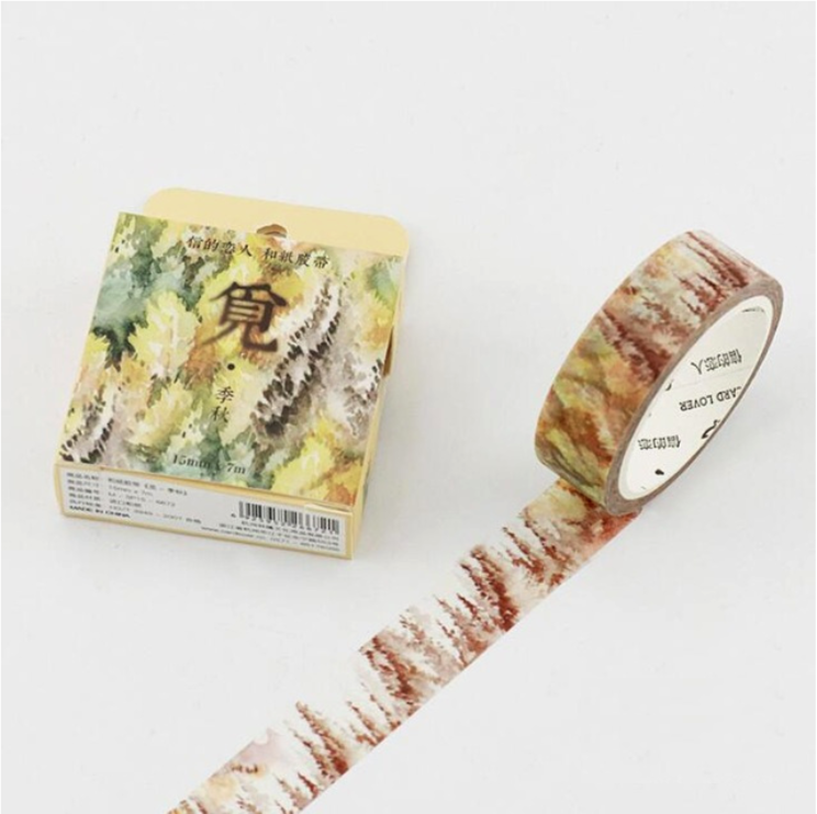 Silent Nature Washi Tape (12 Types)
