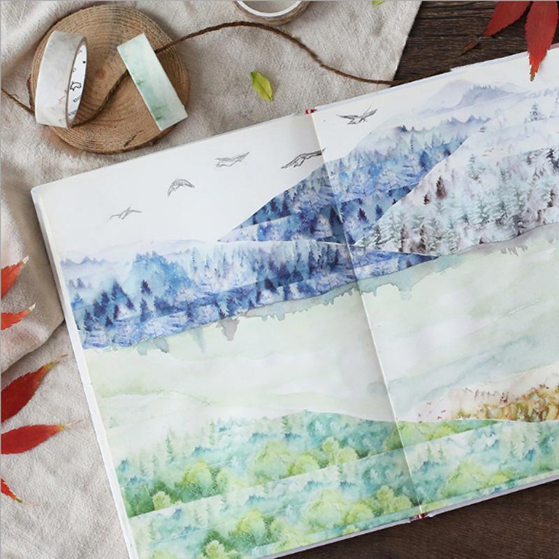 Silent Nature Washi Tape (12 Types)