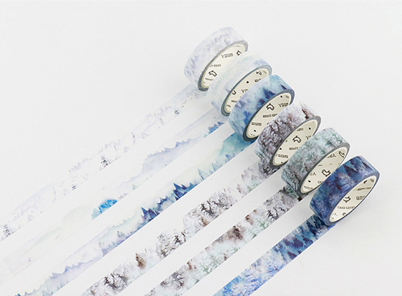 Silent Nature Washi Tape (12 Types)