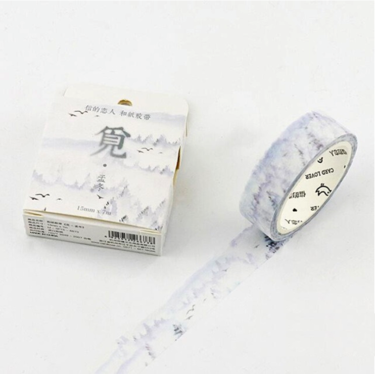 Silent Nature Washi Tape (12 Types)