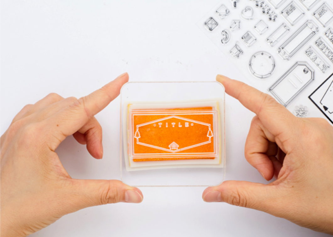 Bullet Journal Frames, Tags & Icons Stamp Set