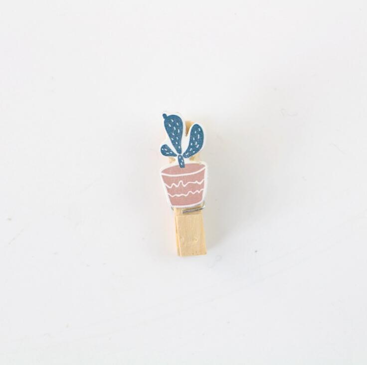 Cactus Wooden Pegs