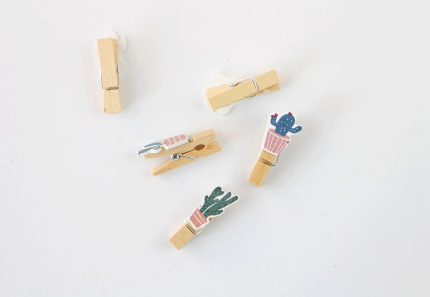 Cactus Wooden Pegs