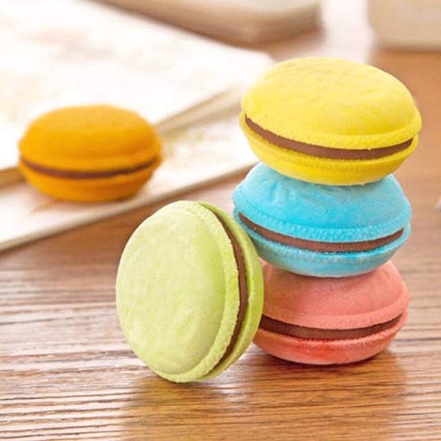 Mini Macaron Eraser Set