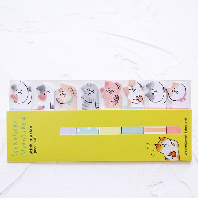Goro Goro Nyansuke Sticky Note Page Markers
