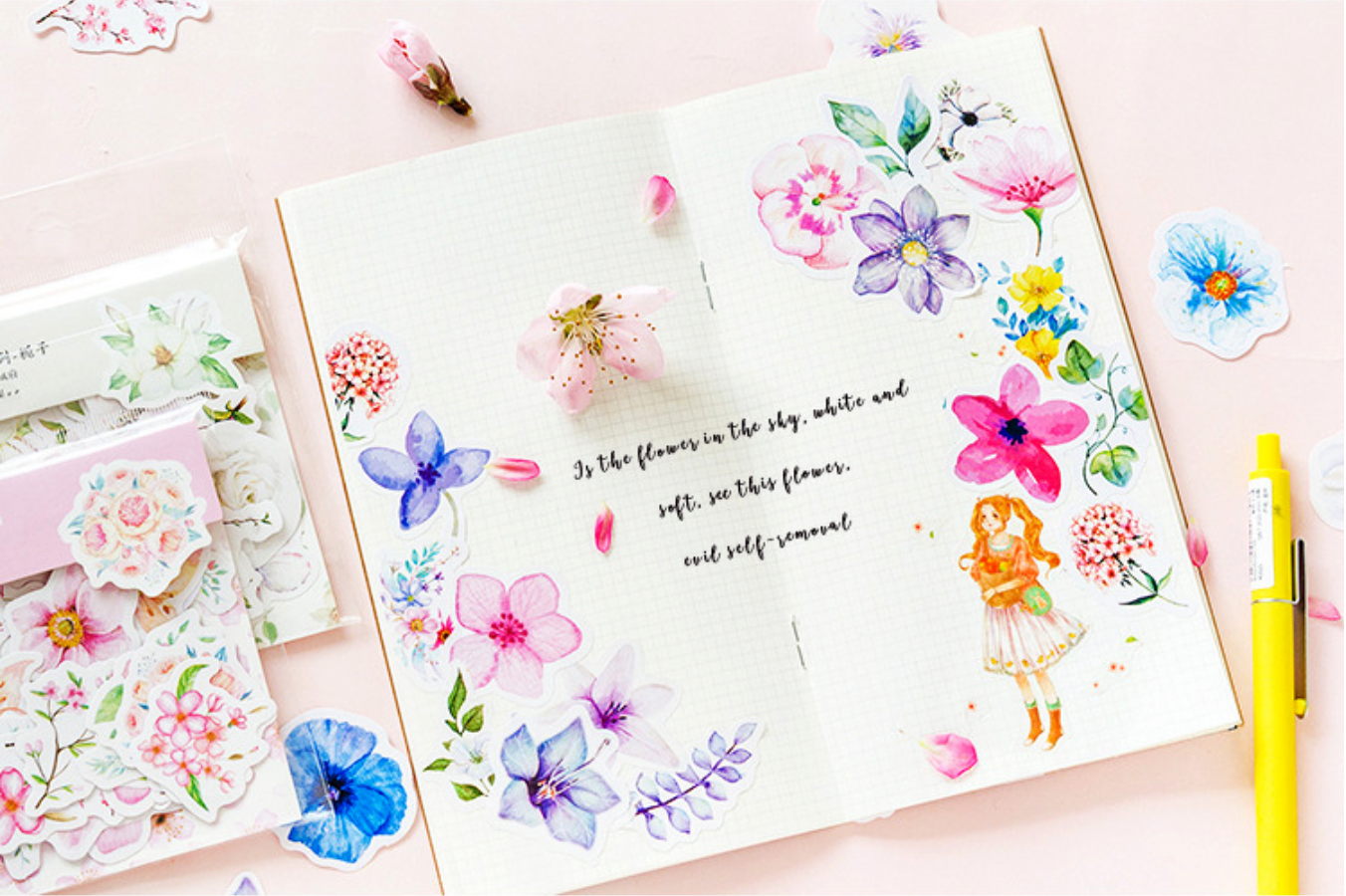 Floral Dream Paper Stickers