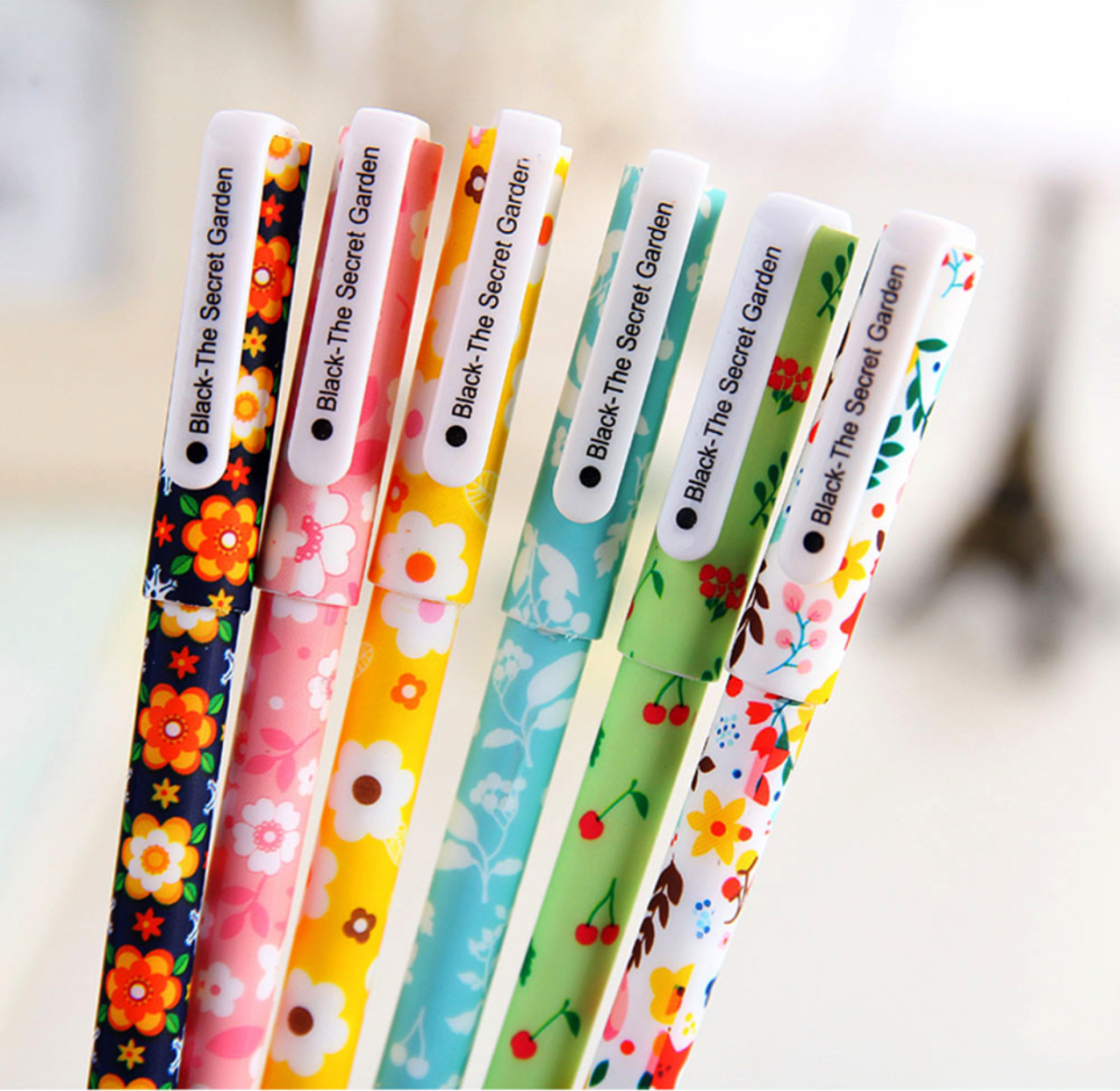 The Secret Garden Color Gel Ink Pen 6-pack